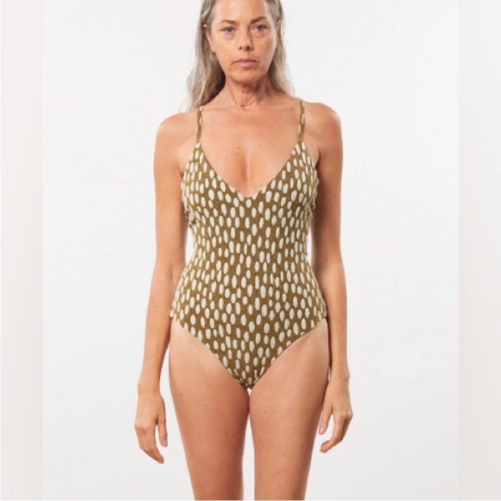 Mara Hoffman Green Onepiece